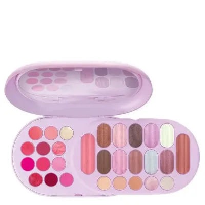 Палетка для макияжа PUPA Milano Make My Day Plus лицо, глаза и губы, оттенок 001 Violet, 24,3 г