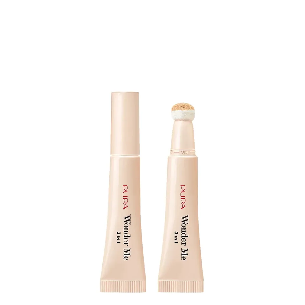Консилер PUPA Milano Wonder Me 3-in-1 многофункциональный, маскировка теней под глазами, Light Beige, 7,5 мл