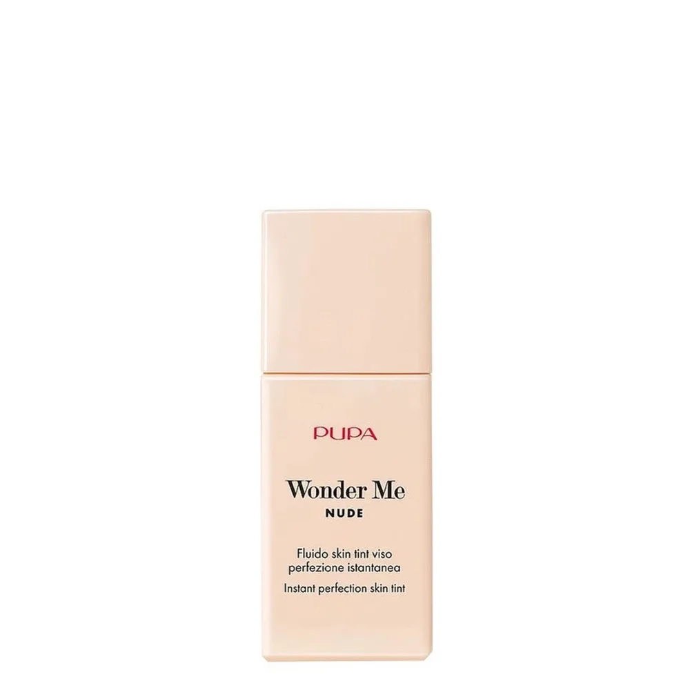 Крем тонирующий PUPA Milano Wonder Me Nude Instant Perfection Skin Tint лёгкий, эффект натуральной кожи, оттенок Porcelain, 30 мл