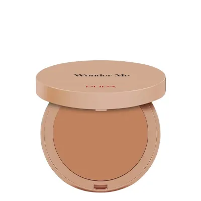 Бронзирующая пудра PUPA Milano Wonder Me Bronzer для лица, тёплый солнечный загар, Medium Warm, 7,5 г