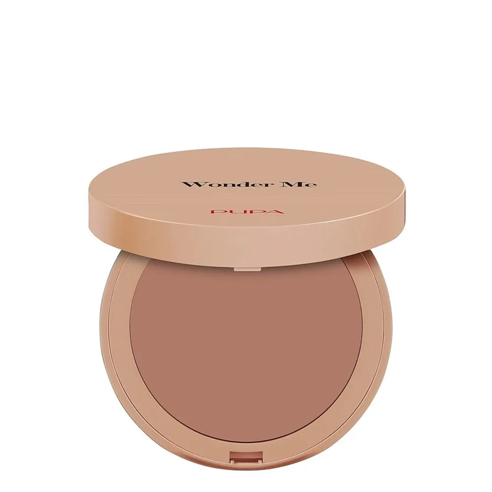 Бронзирующая пудра PUPA Milano Wonder Me Bronzer для лица, нейтральный загар, Medium Neutral, 7,5 г