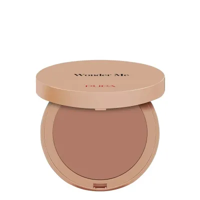 Бронзирующая пудра PUPA Milano Wonder Me Bronzer для лица, нейтральный загар, Medium Neutral, 7,5 г