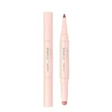 Карандаш-контур для губ и помада 2 в 1 PUPA Milano VAMP! Creamy Duo Medium Nude нейтральный беж, блестящий финиш, 0,2 г + 0,8 г — фото 1
