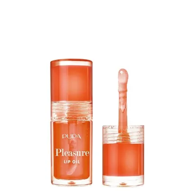 Масло для губ PUPA Milano Pleasure Lip Oil питательное, увлажняющее с блеском, Exotic Papaya, 5 мл