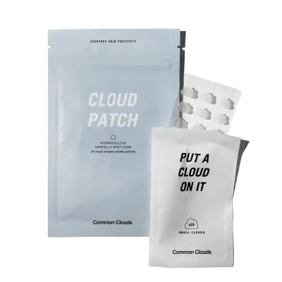 Патчи гидроколлоидные точечные Common Clouds Cloud Patch Hydrocolloid Centella Spot Care от несовершенств, с центеллой, в форме облачков, 35 шт