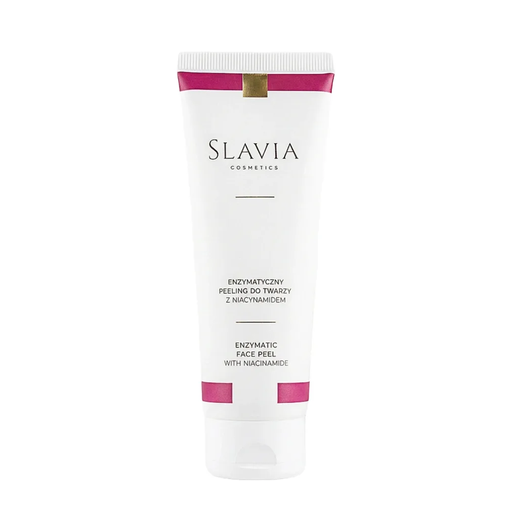 Пилинг для лица энзимный Slavia Cosmetics с бромелайном и папаином, для всех типов кожи, 75 мл