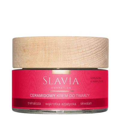Крем для лица Slavia Cosmetics церамидный восстанавливающий и увлажняющий, для сухой и чувствительной кожи, 50 мл
