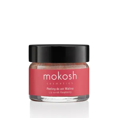 Скраб для губ Mokosh Peeling do ust Malina малиновый с ксилитолом 15 мл