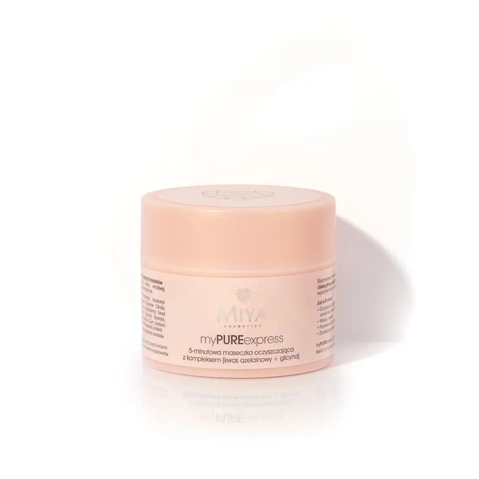 Маска для лица Miya myPUREexpress очищающая, с азелаиновой кислотой 5%, 50 г