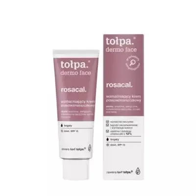 Крем для лица Tolpa Dermo Face Rosacal дневной насыщенный против морщин, для кожи с куперозом, SPF 10, 40 мл