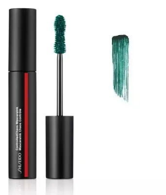 Тушь для ресниц Shiseido Controlled Chaos Mascaraink объем и удлинение, оттенок 04 Emerald Energy зеленый, 11,5 мл