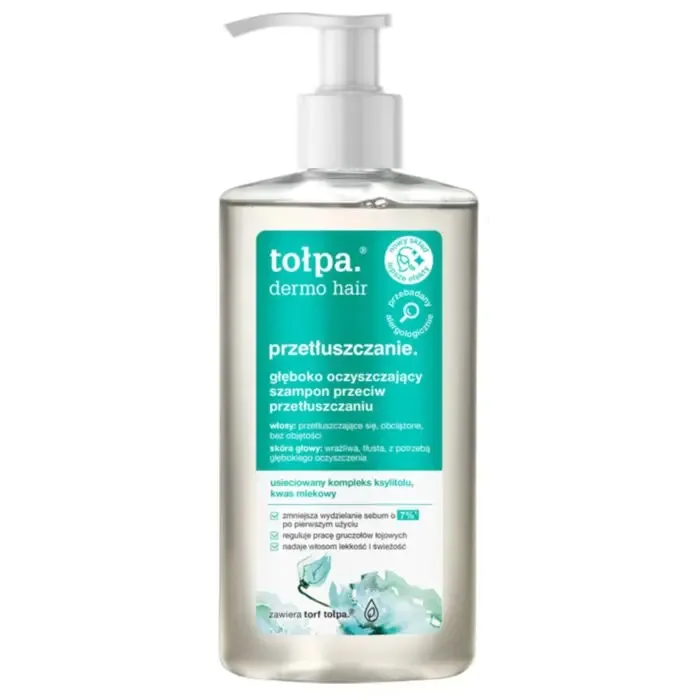 Шампунь для волос Tolpa Dermo Hair глубоко очищающий против жирности кожи головы, 250 мл