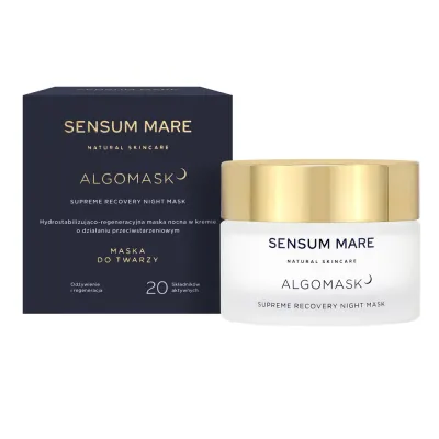 Маска для лица Sensum Mare Algomask ночная увлажняющая, 50 мл
