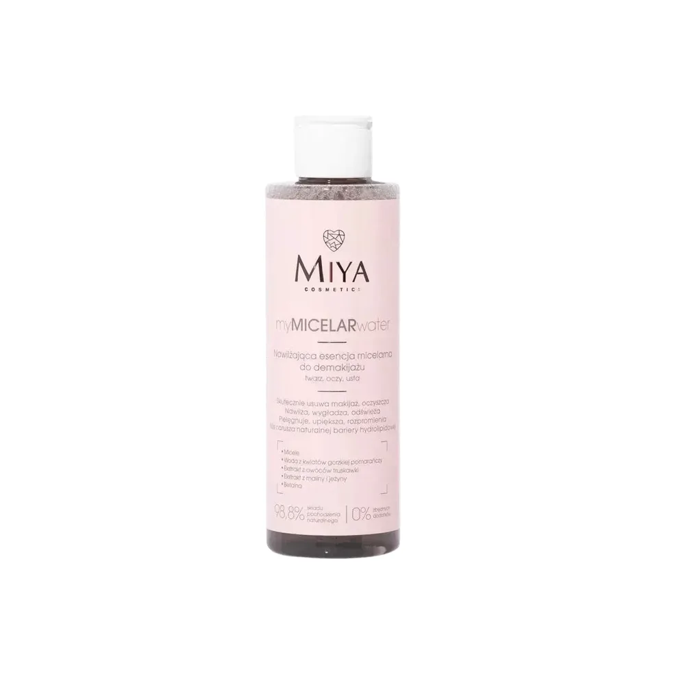 Мицеллярная вода Miya myMICELARwater для снятия макияжа увлажняющая, без смывания, 200 мл