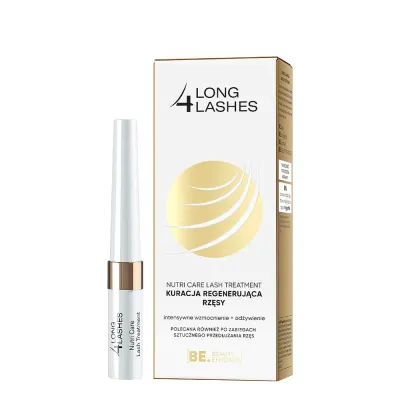 Средство для ресниц Long4Lashes Nutri Care Lash Treatment восстанавливающее, с пептидами и биотином, 3 мл