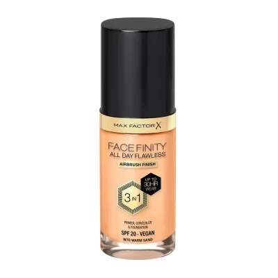 Тональный крем Max Factor Facefinity 3-в-1 Warm Sand 70 стойкий, SPF 20, 30 мл