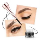Подводка для глаз Affect Simple Lines гелевая чёрная матовая водостойкая, 2,9 г — фото 3