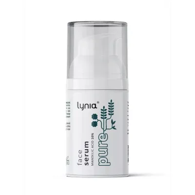 Сыворотка для лица Lynia PURE с миндальной кислотой 10% отшелушивающая для тона кожи, 30 мл
