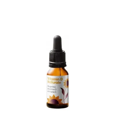 Биологически активная добавка Health Labs Care Vitamin D Natural+ капли витамин D3 из лишайника на масле MCT, веганский состав, 10 мл