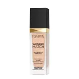 Тональный крем Eveline Cosmetics Wonder Match адаптирующийся, натуральный финиш, оттенок 16 Light Beige, 30 мл — фото 1