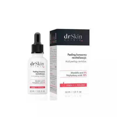 Пилинг кислотный dr Skin CLINIC ревитализация, миндальная кислота, 30 мл