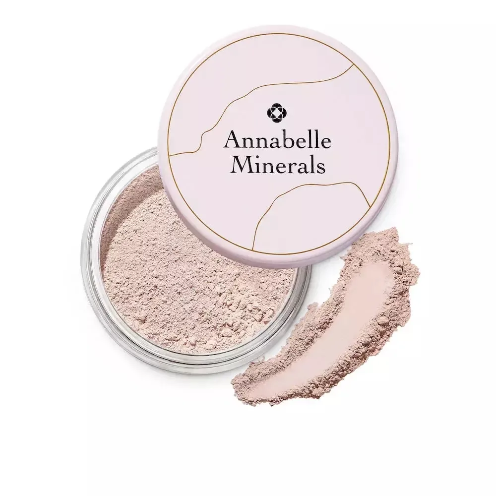 Тональная основа Annabelle Minerals минеральная рассыпчатая Natural Light, плотное покрытие, компактный формат, 4 г