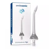 Насадки для ирригатора Smilesonic Orthodontic Tips ортодонтические, для брекетов и протезов, совместимы с Smilesonic H2O, 2 шт — фото 1