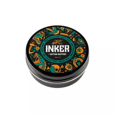 Крем для тела Pan Drwal Inker Tattoo Butter для ухода за татуировкой, питательный, веганский, 55 мл