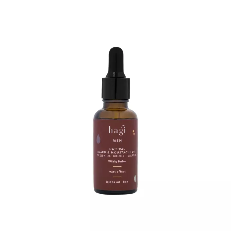 Масло для бороды Hagi Whisky Barber смягчающее натуральное, аромат трав и виски, 30 мл
