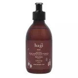 Шампунь для бороды и усов Hagi Whisky Barber мягкий, с протеинами пшеницы, 300 мл — фото 1