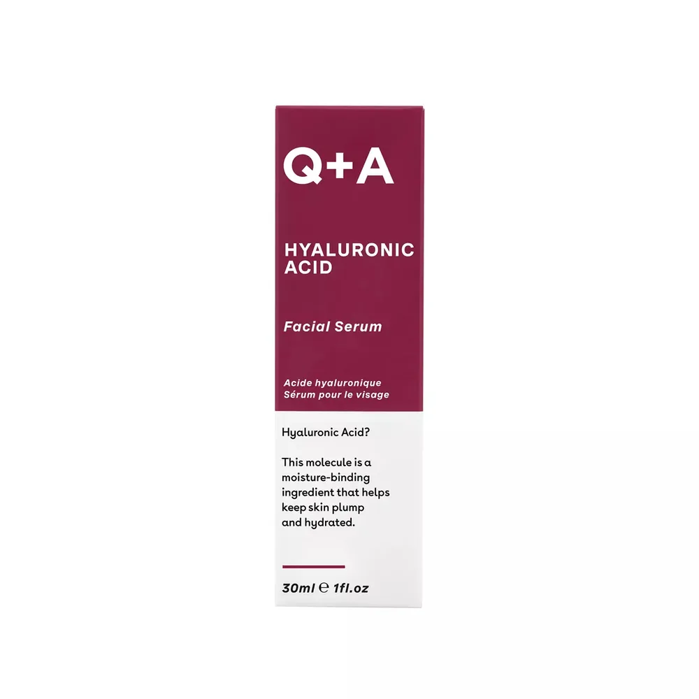 Сыворотка для лица Q+A Hyaluronic Acid Facial Serum с гиалуроновой кислотой, увлажняющая, 30 мл