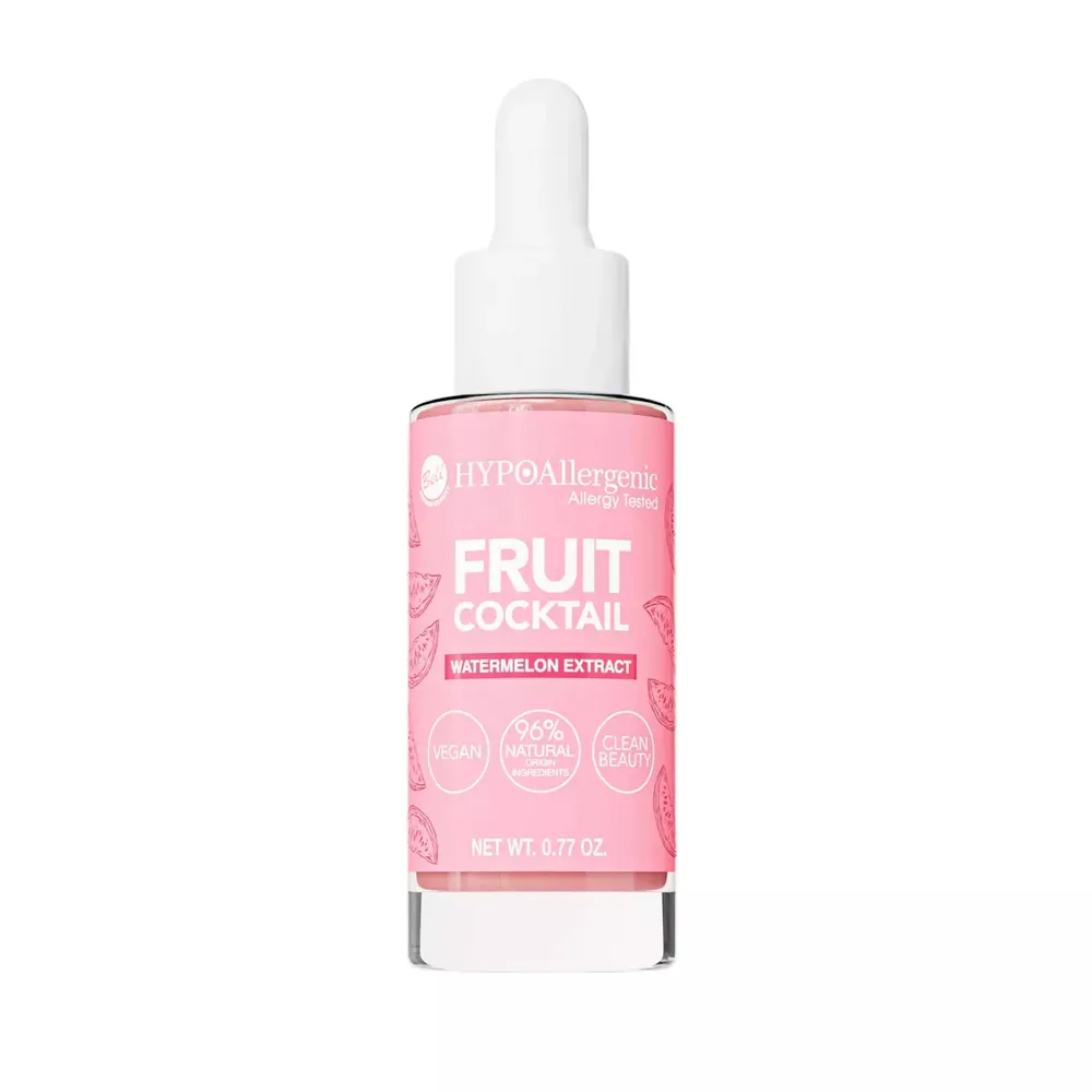 База под макияж Bell HYPOAllergenic Fruit Coctail увлажняющая, веганская формула, 22 г