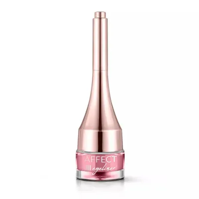 Подводка для глаз Affect Simple Lines PINK гелевая водостойкая, розовая, стойкая стрелка, 2,9 г