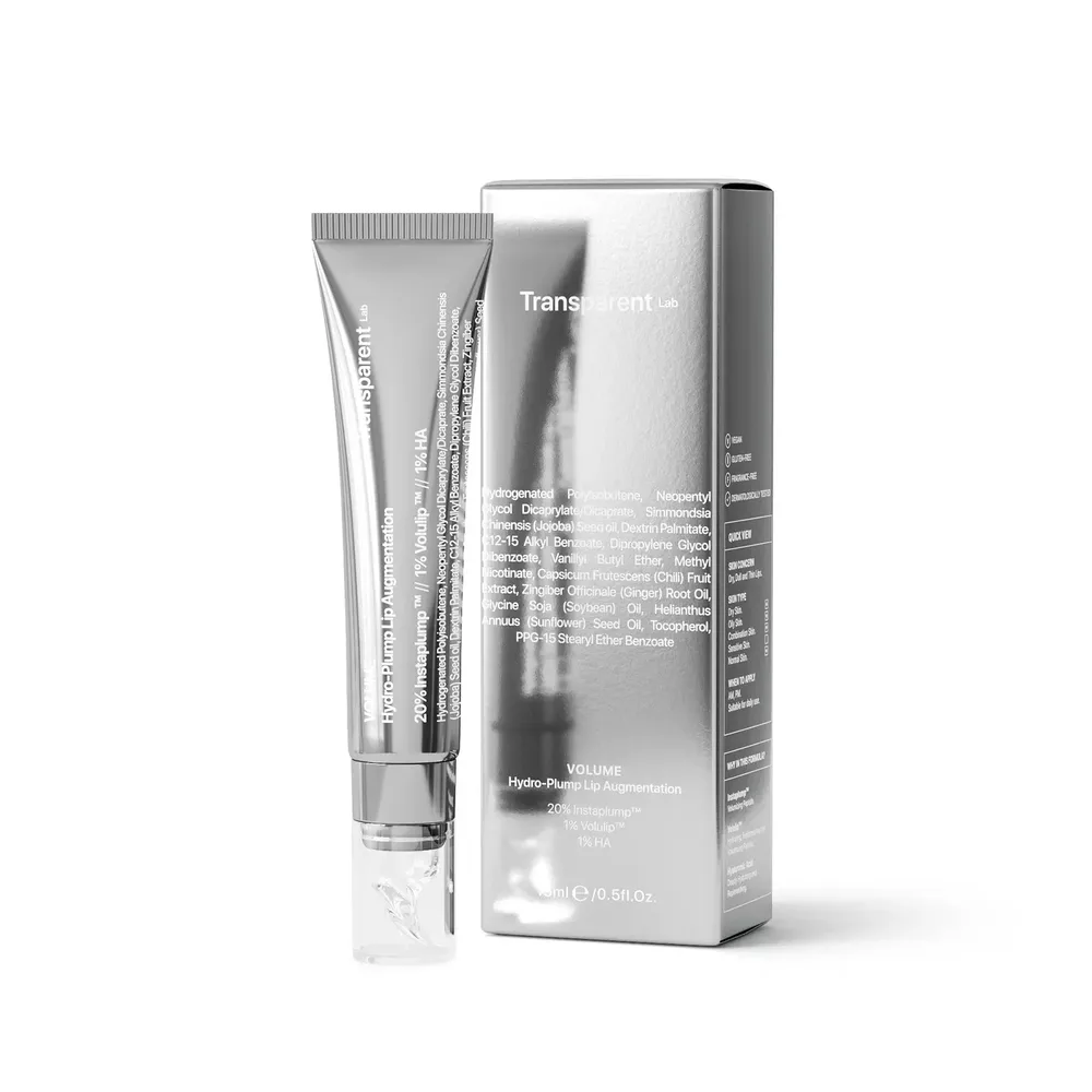 Сыворотка для губ Transparent Lab Volume для объёма, с маслом жожоба и гиалуроновой кислотой, 15 мл