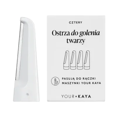 Сменные кассеты для бритвы Your Kaya для лица, шведская нержавеющая сталь, для пушковых волос и бровей, 4 шт
