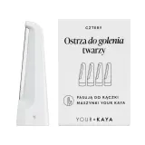 Сменные кассеты для бритвы Your Kaya для лица, шведская нержавеющая сталь, для пушковых волос и бровей, 4 шт — фото 1