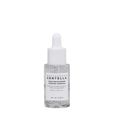 Сыворотка для лица SKIN1004 Madagascar Centella Tone Brightening Capsule Ampoule для сияния, против тусклости и неровного тона, 30 мл