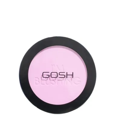 Румяна для щёк Gosh I'm Blushing 005 Shocking Pink пудровые ярко-розовые, шелковистая текстура, 5 г
