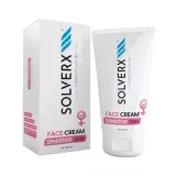 Крем для лица Solverx Sensitive Skin для чувствительной кожи, успокаивающий, с маслами и пантенолом, 50 мл — фото 1
