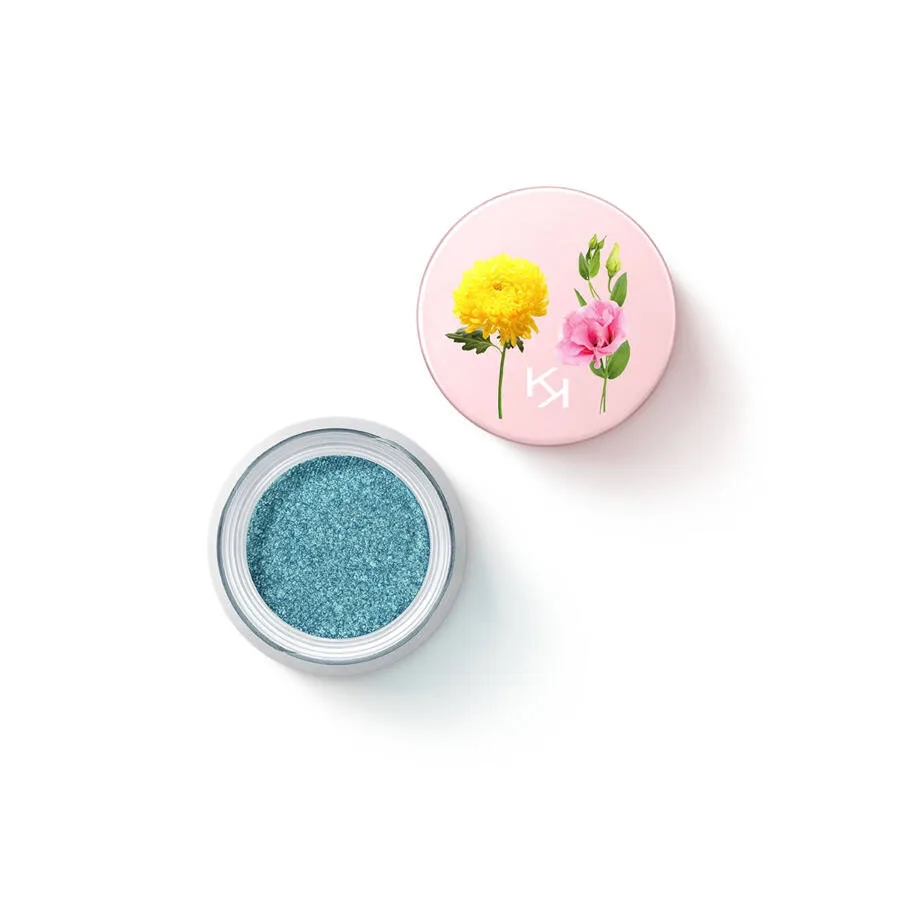 Тени для век KIKO Milano Days in Bloom Metamorphic 04 Be Green пудрово-кремовые, сияющий финиш, 2 г