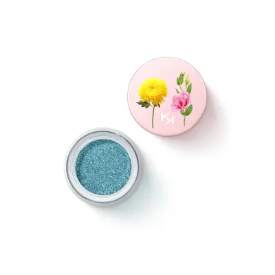 Тени для век KIKO Milano Days in Bloom Metamorphic 04 Be Green пудрово-кремовые, сияющий финиш, 2 г