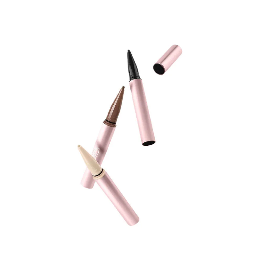 Карандаш для глаз KIKO Milano Days in Bloom Trio Eye Pencil 03 Emblematic Soul тройной, матовый финиш, 0,15 г