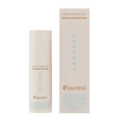 Тоник для лица Nacomi Deep Hydration кокосовая вода увлажняющий освежающий, 100 мл