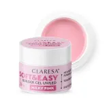 Гель строительный для ногтей Claresa Soft&Easy Builder Gel MILKY PINK молочно-розовый с сиянием, 90 г — фото 1