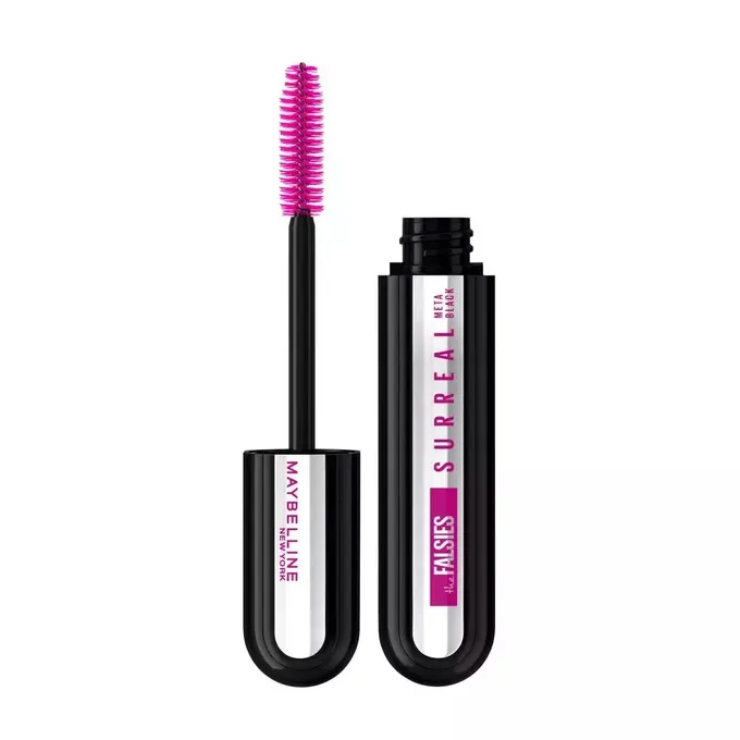 Тушь для ресниц Maybelline The Falsies Surreal 02 Meta Black объём и длина, удлинённая щёточка, 10 мл