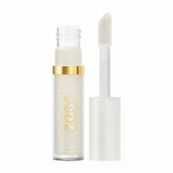 Блеск для губ Max Factor 2000 Calorie Lip Glaze 000 Melting Ice прозрачный, стеклянный блеск, 4,4 мл
