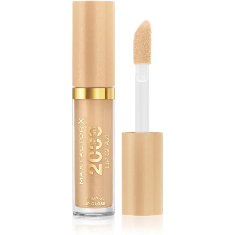 Блеск для губ Max Factor 2000 Calorie Lip Glaze 005 Honey Creme медово-кремовый, ухаживающие масла, 4,4 мл