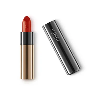 Помада для губ KIKO Milano Gossamer Emotion Creamy Lipstick 117 Papaya кремовая коралловая, 3.5 г
