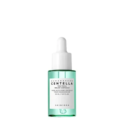 Сыворотка для лица SKIN1004 Madagascar Centella Tea-Trica Relief Ampoule успокаивающая для проблемной кожи, с чайным деревом, 30 мл