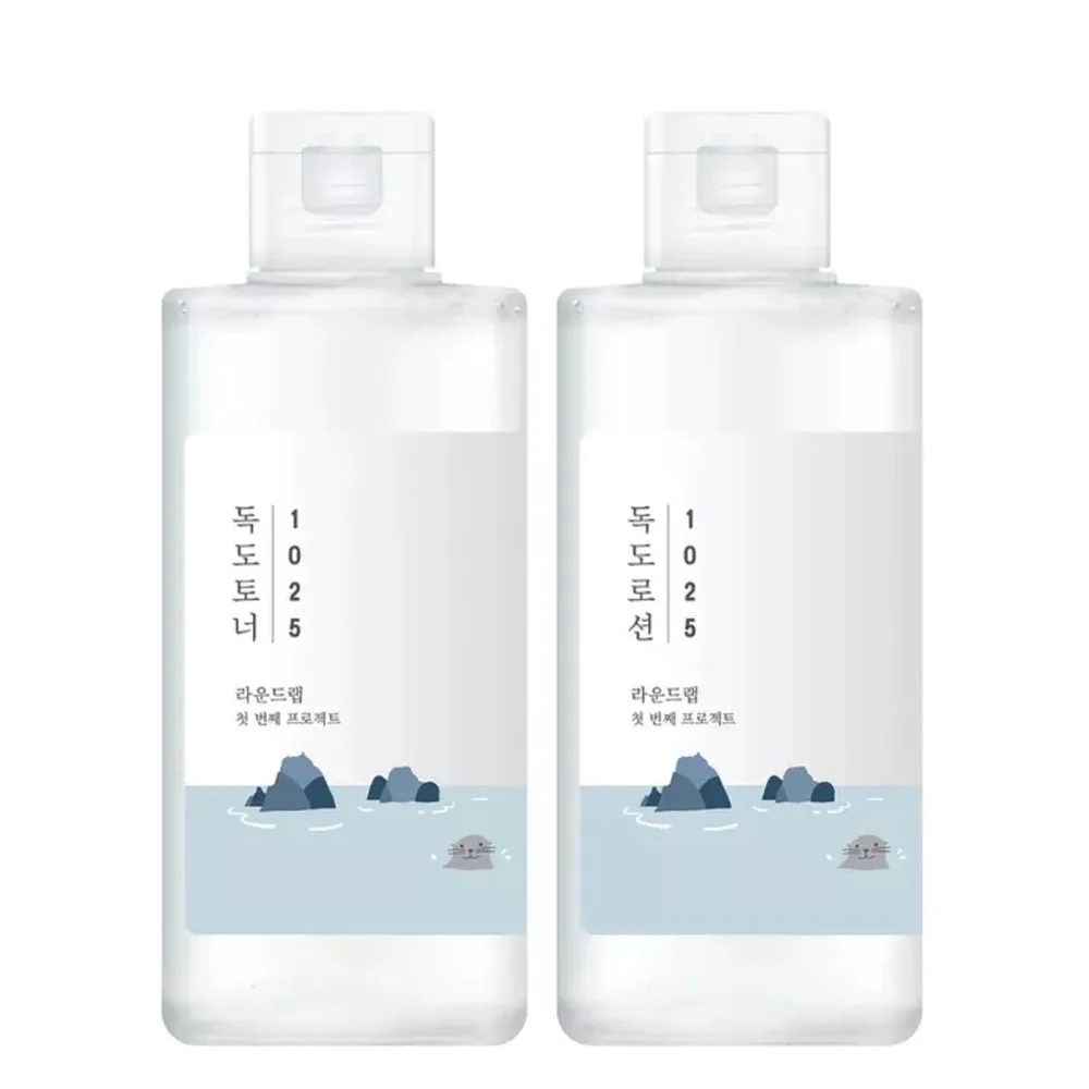 Набор для лица ROUND LAB Dokdo Toner Lotion Special Set тоник и лосьон увлажняющие, 200 мл + 200 мл